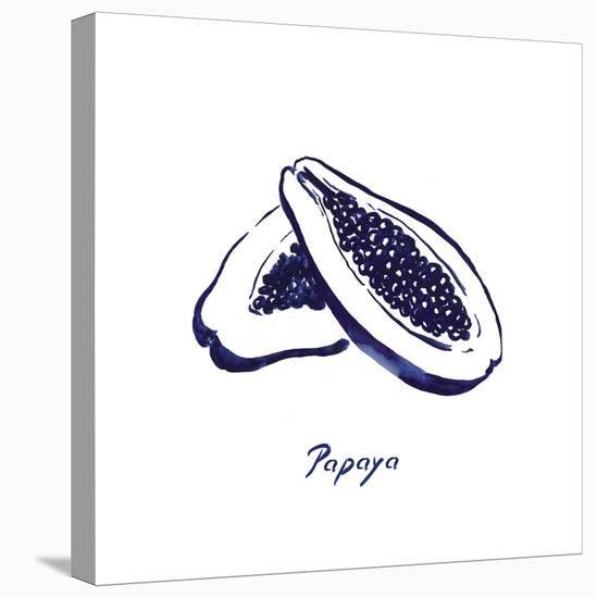 Indigo Papaya-Aimee Wilson-Stretched Canvas