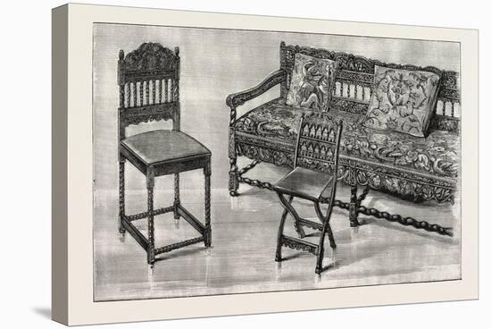 Indo-Portuguese Furniture, Imported, Charles II., UK-null-Premier Image Canvas