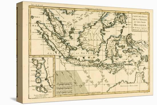 Indonesia and the Philippines, from 'Atlas De Toutes Les Parties Connues Du Globe Terrestre' by…-Charles Marie Rigobert Bonne-Premier Image Canvas