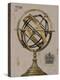 Industrial Chic Armillary Globe-Arnie Fisk-Stretched Canvas