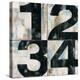 Industrial Chic Numbers-Arnie Fisk-Stretched Canvas