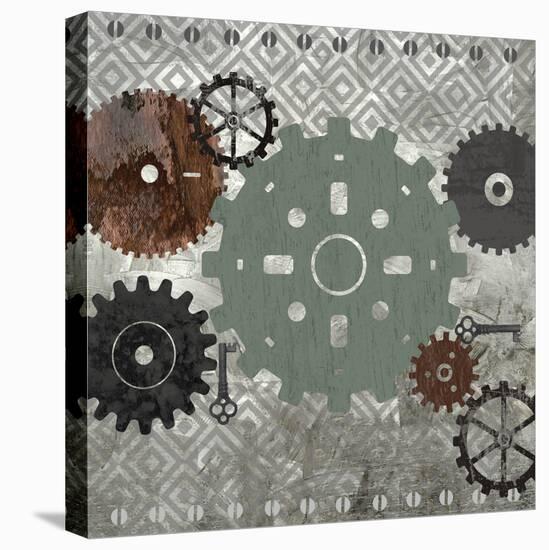 Industrial Gears-Bee Sturgis-Stretched Canvas