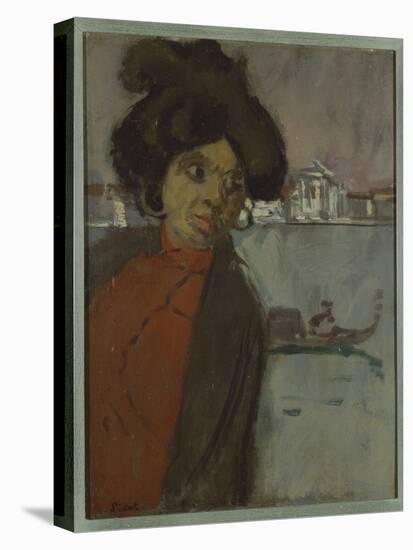 Inez on the Zattere (Oil on Panel)-Walter Richard Sickert-Premier Image Canvas