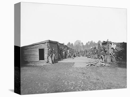 Infantry Winter Quarters During the American Civil War-Stocktrek Images-Premier Image Canvas