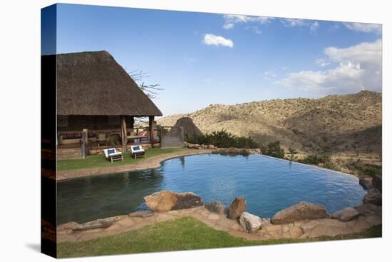 Infinity Pool and View from Borana Luxury Safari Lodge, Laikipia, Kenya, East Africa, Africa-Ann & Steve Toon-Premier Image Canvas