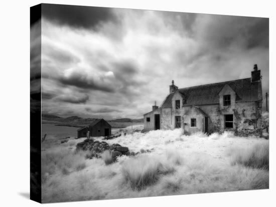 Infrared Image of a Derelict Farmhouse Near Arivruach, Isle of Lewis, Hebrides, Scotland, UK-Nadia Isakova-Premier Image Canvas
