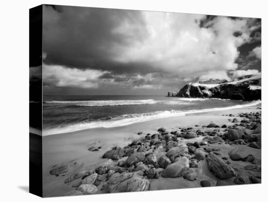 Infrared Image of Dalmore Beach, Isle of Lewis, Hebrides, Scotland, UK-Nadia Isakova-Premier Image Canvas