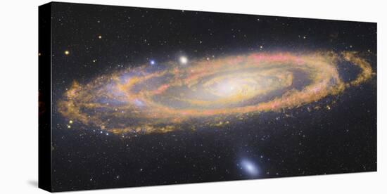 Infrared Image Of The Andromeda Galaxy-null-Premier Image Canvas