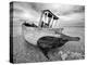 Infrared Image of the Old Fishing Boat, Dungeness, Kent, UK-Nadia Isakova-Premier Image Canvas