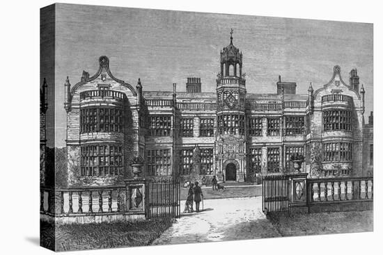 Ingestre Hall, Staffordshire, destroyed by Fire on Thursday, 12 October 1882-Frank Watkins-Premier Image Canvas