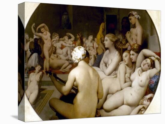 Ingres: Turkish Bath-Jean-Auguste-Dominique Ingres-Premier Image Canvas