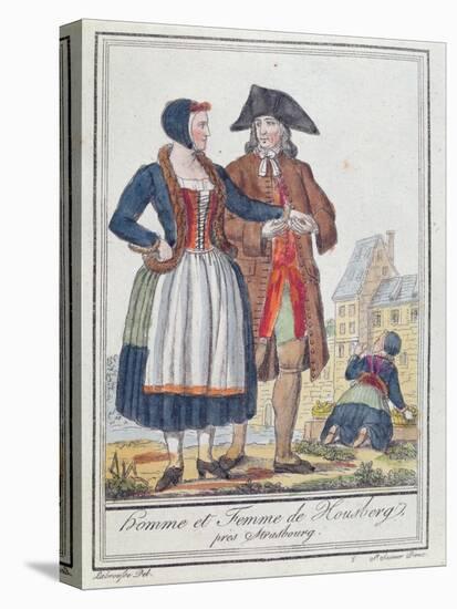 Inhabitants of Housberg, Near Strasbourg, 1796-Jacques Grasset de Saint-Sauveur-Premier Image Canvas