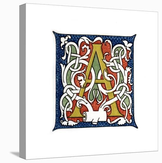 Initial Letter A-Henry Shaw-Premier Image Canvas