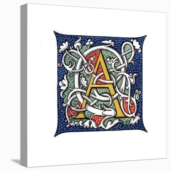 Initial Letter A-Henry Shaw-Premier Image Canvas