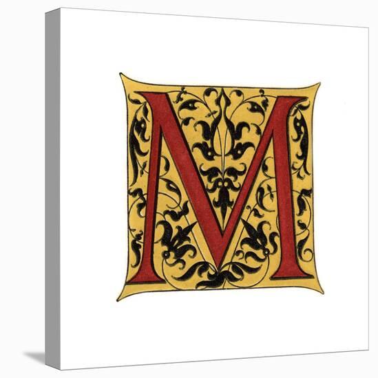 Initial Letter M-Henry Shaw-Premier Image Canvas