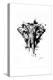 Inked Elephant-James Grey-Premier Image Canvas