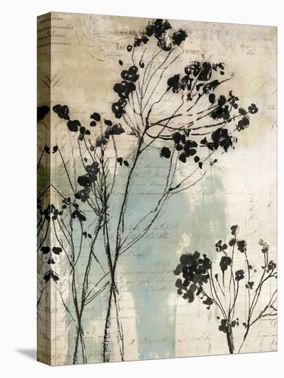 Inky Floral I-Asia Jensen-Stretched Canvas