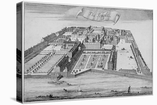 Inner and Middle Temple, City of London, 1700-Johannes Kip-Premier Image Canvas