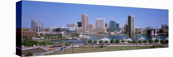 Inner Harbor Skyline Baltimore Md, USA-null-Premier Image Canvas