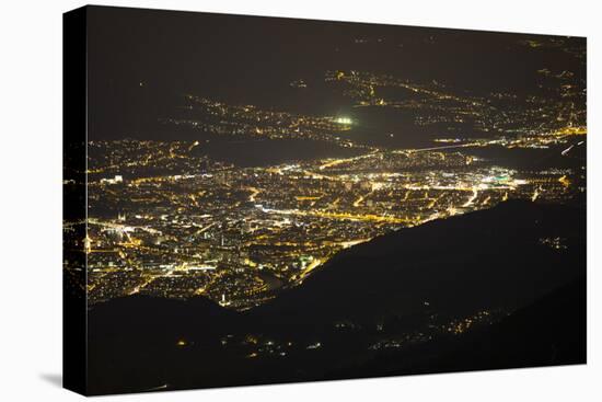 Innsbruck Seen at Night from Salfeins-Niki Haselwanter-Premier Image Canvas