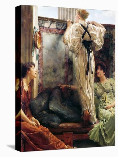 Inquisitive-Sir Lawrence Alma-Tadema-Premier Image Canvas