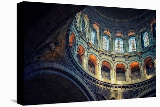 Inside the Sacre-Coeur Basilica in Paris-StockByM-Premier Image Canvas