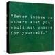 Inspirational Quote By Confucius On Earthy Background-nagib-Stretched Canvas