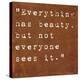 Inspirational Quote By Confucius On Earthy Background-nagib-Stretched Canvas