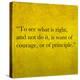 Inspirational Quote By Confucius On Earthy Background-nagib-Stretched Canvas