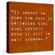 Inspirational Quote By Confucius On Earthy Background-nagib-Stretched Canvas