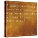 Inspirational Quote By John Wooden On Earthy Brown Background-nagib-Stretched Canvas