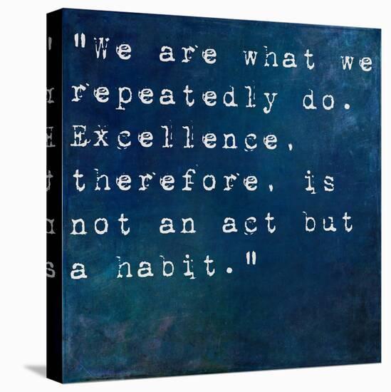 Inspirational Quote By On Earthy Background-nagib-Stretched Canvas