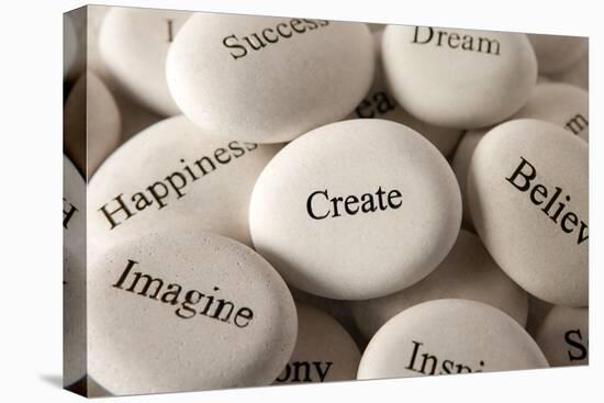 Inspirational Stones - Create-og-vision-Premier Image Canvas