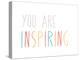 Inspiring-Lila Fe-Stretched Canvas