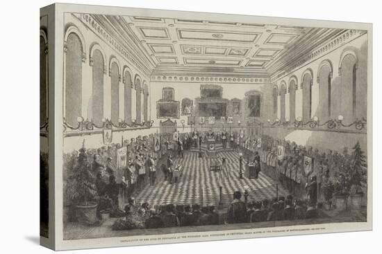 Installation of the Duke of Newcastle at the Mechanics' Hall Nottingham as Provincial Grand Master-null-Premier Image Canvas