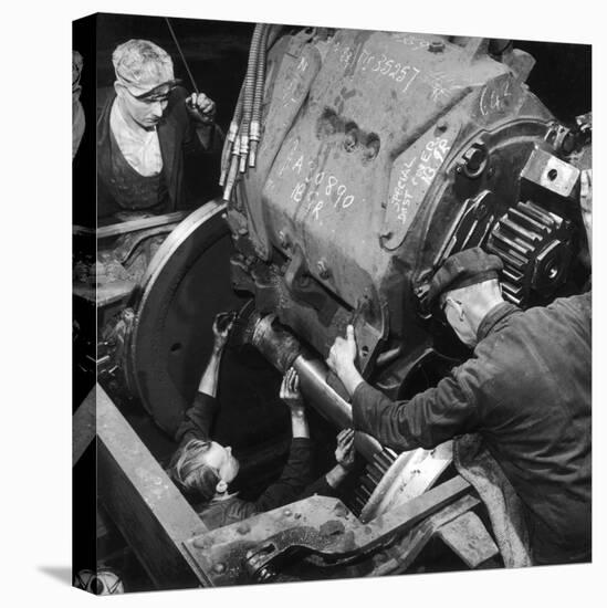 Installing an Engine for a Diesel Locomotive-Heinz Zinram-Premier Image Canvas