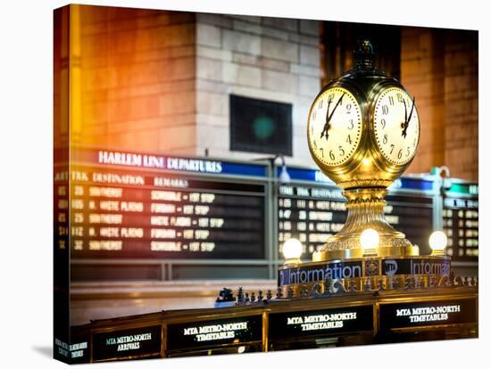 Instants of NY Series - Grand Central Terminal's Four-Sided Seth Thomas Clock - Manhattan-Philippe Hugonnard-Premier Image Canvas