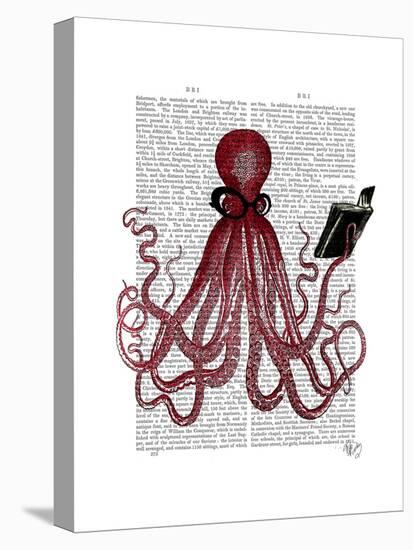 Intelligent Octopus-Fab Funky-Stretched Canvas