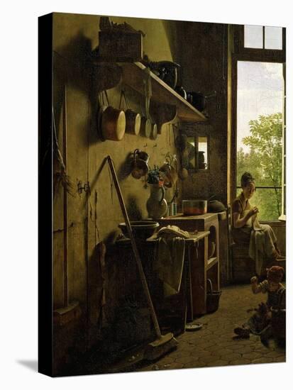Intérieur D'Une Cuisine (Interior of Kitchen), 1815 (Detail)-Martin Drolling-Premier Image Canvas