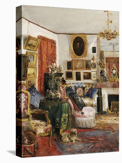 Interieur eines Wohnzimmers. 1882-Gustave de Launay-Premier Image Canvas
