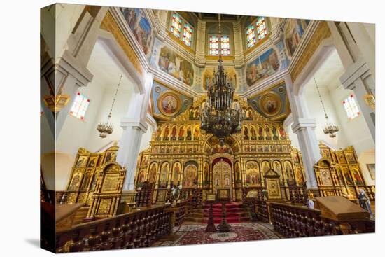 Interior, Ascension Cathedral (Zenkov Cathedral), Panfilov Park, Almaty, Kazakhstan, Central Asia,-G&M Therin-Weise-Premier Image Canvas