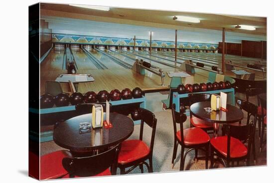Interior, Bowling Alley-null-Stretched Canvas