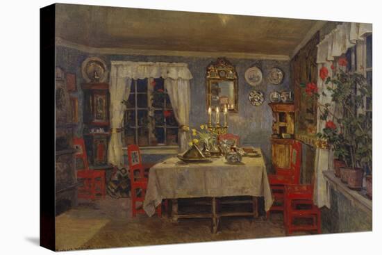 Interior from the artists living room, 1909-Gerhard Peter Frantz Vilhelm Munthe-Premier Image Canvas