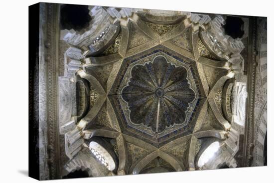 Interior Mihrab Dome at the Great Mosque, Cordoba, Spain, 11th C-null-Stretched Canvas