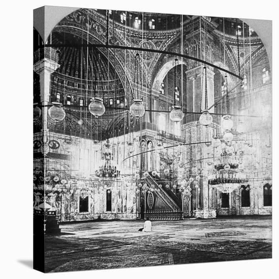 Interior, Mosque of Muhammad Ali, Cairo, Egypt, 1899-BL Singley-Premier Image Canvas