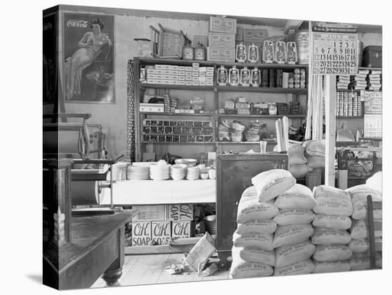 Interior of a general store in Moundville, Alabama, 1936-Walker Evans-Premier Image Canvas