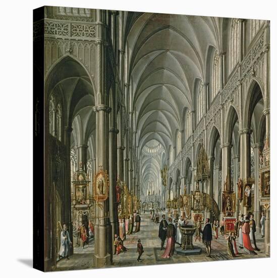 Interior of a Gothic Church, 1596-97-Pauline Baynes-Premier Image Canvas