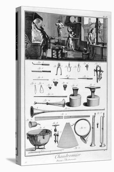 Interior of a Ironmongers, and Plans of Instruments, 1751-1777-Denis Diderot-Premier Image Canvas