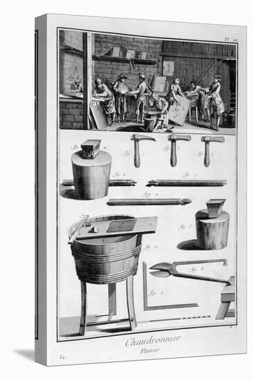 Interior of a Ironmongers, and Plans of Instruments, 1751-1777-Denis Diderot-Premier Image Canvas