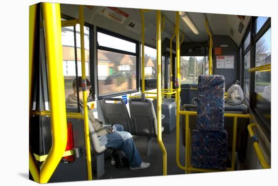 Interior of a Public Bus, England, United Kingdom-Charles Bowman-Premier Image Canvas